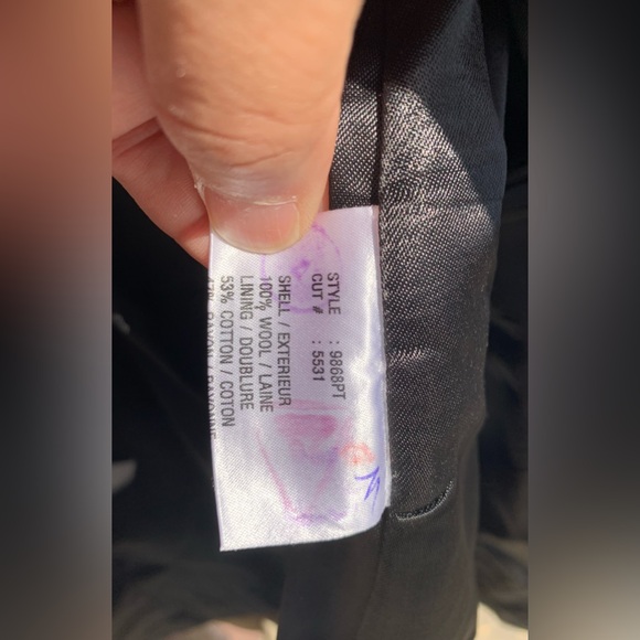 NWT vintage wool gabardine trench coat - Picture 10 of 16